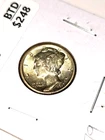 1917 S mercury Dime, UNC with good luster. Almost full bands