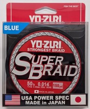 Yo-Zuri Super Braid 50 Lb Test 150 Yard Blue
