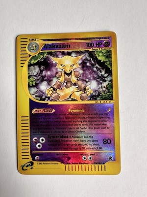 Pokémon TCG Expedition Base Set Reverse Holo Alakazam 33/165 | eBay