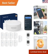 Secure Your Home: 12-Piece Smart Alarm System, Wireless & Expandable, No Fees