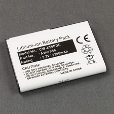 1100mAh 3.7V Li-ion Battery For Dell Axim X50,X50v,X51,X51v Pocket PC