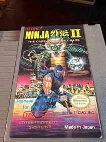 Ninja Gaiden II 2 (Nintendo NES, ) 