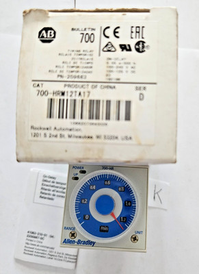 Allen-Bradley 700-HRM12TA17 Timing Relay Ser. D