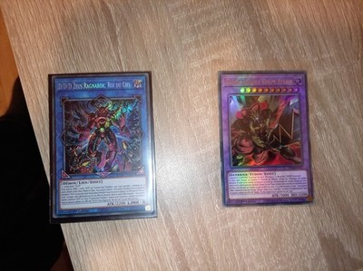 Yu-Gi-Oh! D/D/D Zeus Ragnarok, König des Himmels DOOD-FR049 Secret Rare + Raijin 