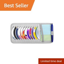 Trinkrittey Gray Car Visor Cd Case Holder Trinkrittey Gray Car Visor Cd Case Holder
