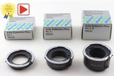  Almost MINT Mamiya M645 Auto Extension Ring Set No.1, No.2, No.3-S From JAPAN