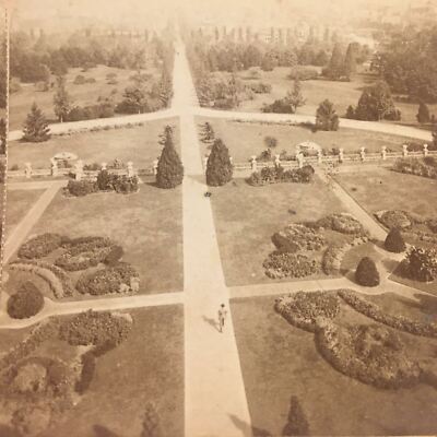 1880s View from Agricultural Department Building Washington  Stereoview - C28A-4