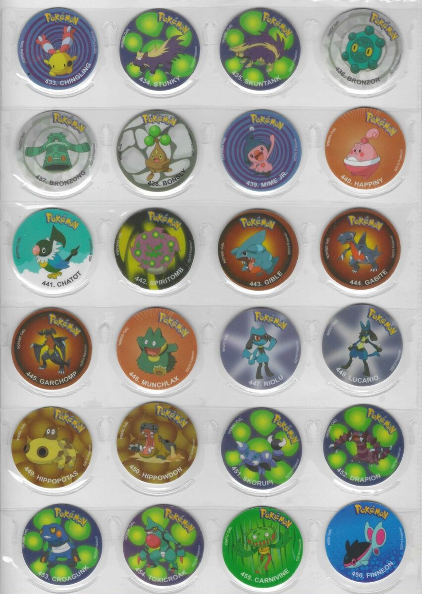 TAZO POKEMON DKV #489 PHIONE 2019 Sinnoh PERU South America Pogs