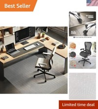 Chair Mat for Carpet 60"x 48" Large Chair Mat for Carpeted Floors, Office Cha...