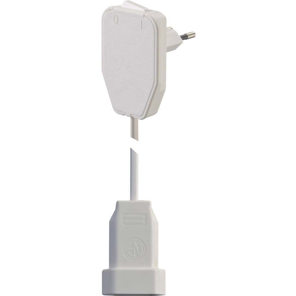 Gebro 104579 Strom Verlängerungskabel Weiß 0,80 м H03VVH2-F 2X 0,75 мм2 mit