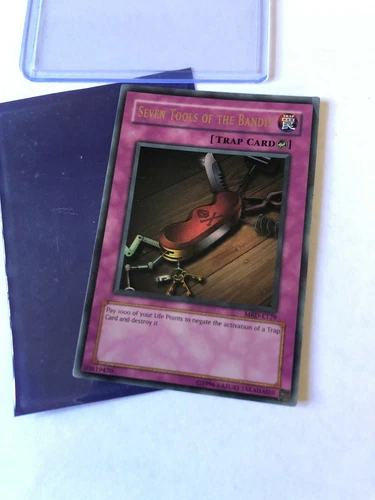 YUGIOH SEVEN TOOLS OF THE BANDIT ULTRA RARE NEAR MINT MRD-E129