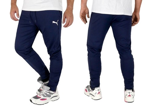 PUMA Homme Pantalon de Survêtement Sport Jogging Short Course Bleu Marine Foncé - Picture 2 of 9