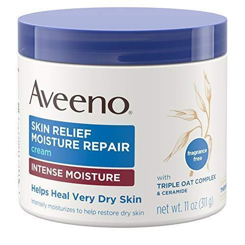 Aveeno Skin Relief Intense Moisture Repair Cream with Triple Oat Complex for Soothing Hydration