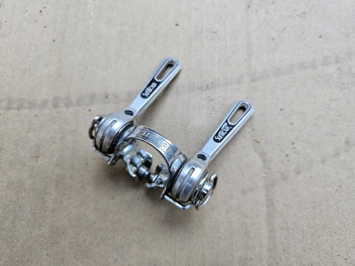 Vintage Suntour Blue Line Road Bike Downtube Shifters 2x6