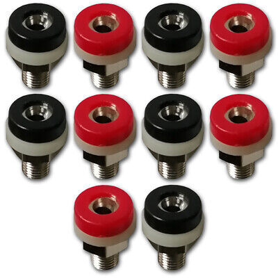 Mixed Color Test Probe Speaker Terminal Binding Post Banana Plug Jack Socket Connector 5 Pcs Banana Socket 2mm Panel Mount Banana Socket