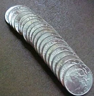 ORIGINAL ROLL 1922 PEACE SILVER DOLLARS ..CH/GEM BU
