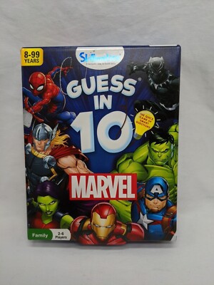 Skillmatics Guess In 10 Marvel Family Game Complete