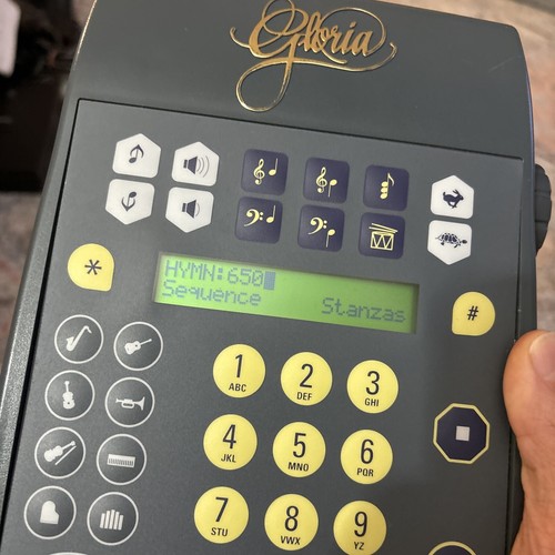 Gloria 3 digital Compact orchestra 650 Songs EUC No Cable Only Batteries * - Picture 2 of 10
