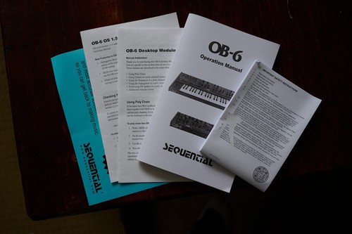 Sequential OB6 6-Voice Desktop Voltage-Controlled Analog Synthesizer - Picture 15 of 18