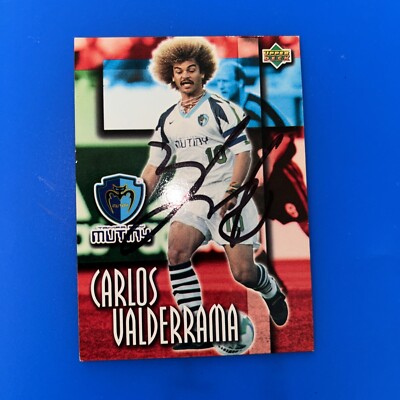 196★サッカー★carlos valderrama★prostars 1997 Upper Deck Bandai MLS - #45 Carlos Valderrama (RC) | eBay
