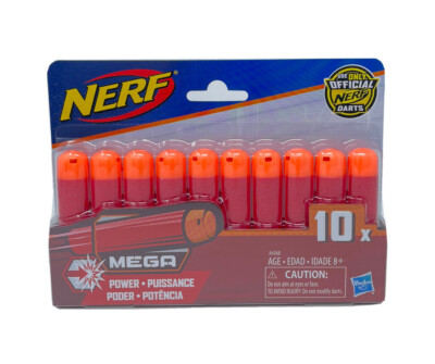 Nerf Official 10 Dart Mega Refill Pack for Nerf N-Strike Mega AccuStrike Toy