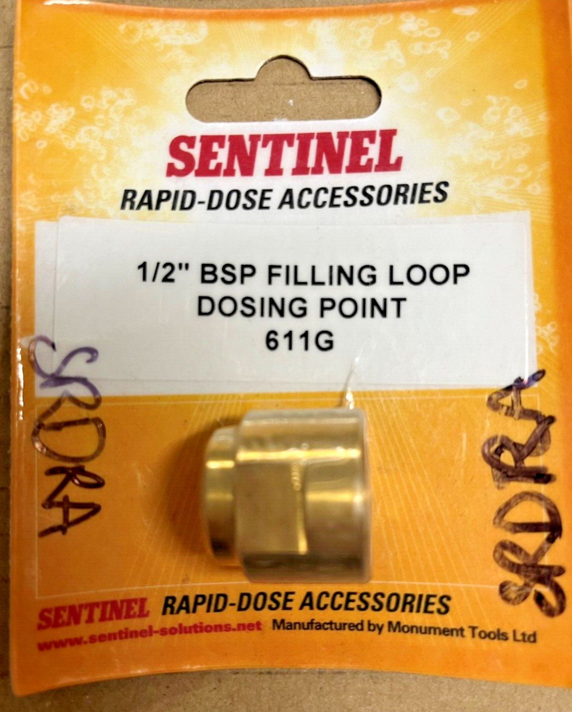 Sentinel 611G BSP Filling Loop Dosing Point