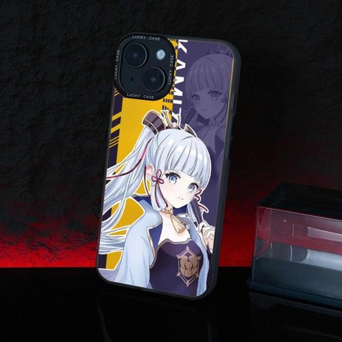 Genshin Impact Ayaka Phone Case For iPhone 15 14 13 12 11 Pro Max 78Plus Cover - Zdjęcie 6 z 7