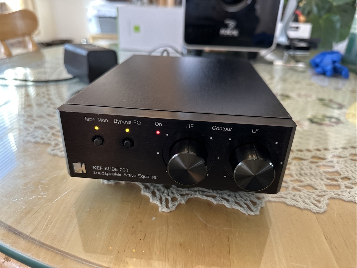 KEF KUBE 200 LOUDSPEAKER ACTIVE EQUALISER w/ Power Supply