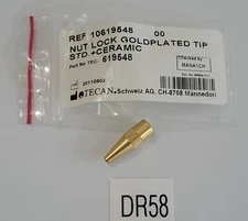 *NEW* Tecan 10619548 Nut Lock Goldplated Tip STD + Ceramic 619548 + Warranty!