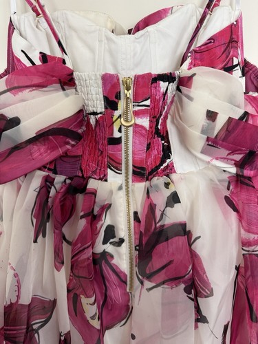 Aje Dress BNWT Size AU 10/ US 6/ Medium Cordelia Corset Maxi Floral Off Shoulder - Foto 14 di 21