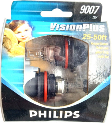 PHILIPS 9007VPS2 9007 VISION PLUS Super Bright Premium Headlamp - 2-PACK