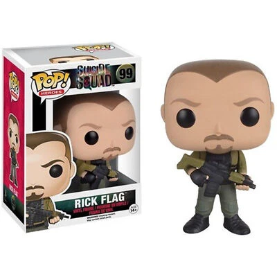Funko Pop Héros Suicide Squad Figurine En Vinyle Rick Flag 1754 - Photo 1/2