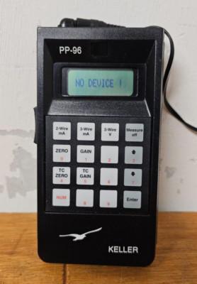 druckmesstechnik keller Progress Programmer PP-96 SN: 155 2 & 3 Draht schwarz 