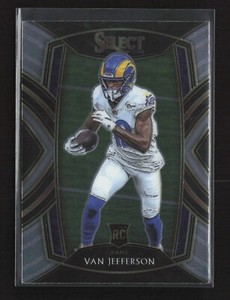 2020 Panini Select Club Level Van Jefferson RC #271 Los Angeles Rams
