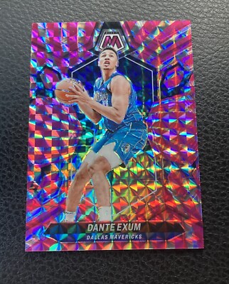 2023-24 Panini Mosaic Pink Swirl Mosaic FOTL #146 Dante Exum /18