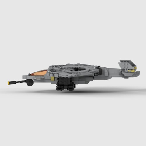 MOC Build: Sci-fi Helicopter with Display Stand from the New Movie 740 - Picture 4 of 4