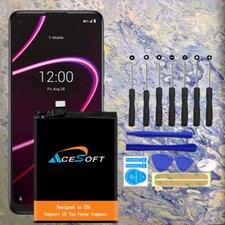 AceSoft 3600mAh 3.8V Lithium Battery Repair Tool Set for Alcatel TCL A3X A600DL