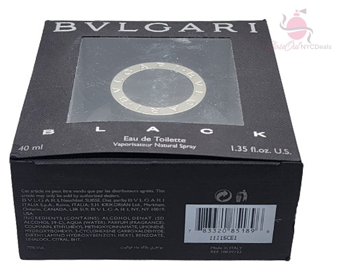 Bvlgari Black by Bvlgari 1.35 oz / 40 ml EDT Spray for Bvlgari Black by Bvlgari 1.35 oz / 40 ml EDT Spray for