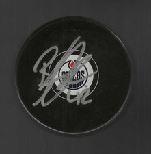 Brendan Perlini Signed Edmonton Oilers Puck