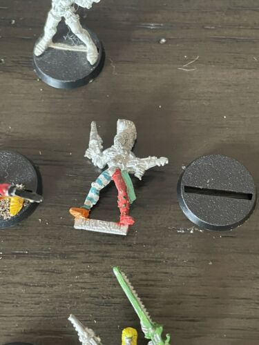 Vtg GW Warhammer 40k Harlequins Troupe x12 Metal OOP Rogue Trader Death Jester - Picture 6 of 12