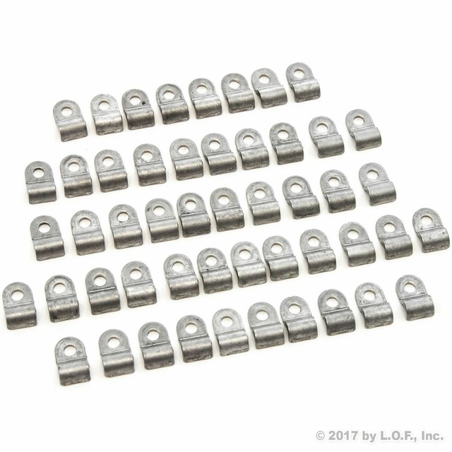 50) Brake Line Clamps 3/16" Stainless Steel Cars OffRoad ATV Sand Rod