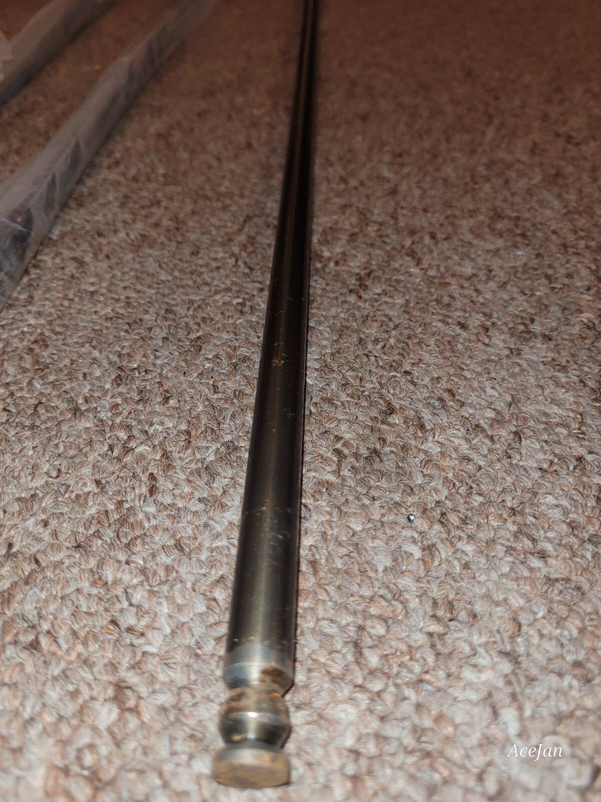 15x Pewter Stair Rods With 14x Pair Brackets eBay