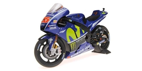 Minichamps YAMAHA YZR-M1 MOVISTAR MAVERICK VINALES MOTOGP 2017 scale model 1:12 - Image 2 of 3