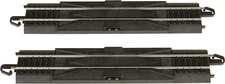 Bachmann Trains - Snap-Fit E-Z TRACK 9” STRAIGHT RERAILER (2/Card) - STEEL ALLOY