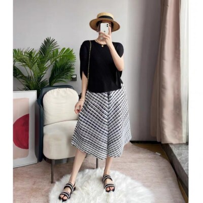 Pleats Please Issey Miyake Fabric Pleated Harem Pants,  Cropped  Harem Trousers