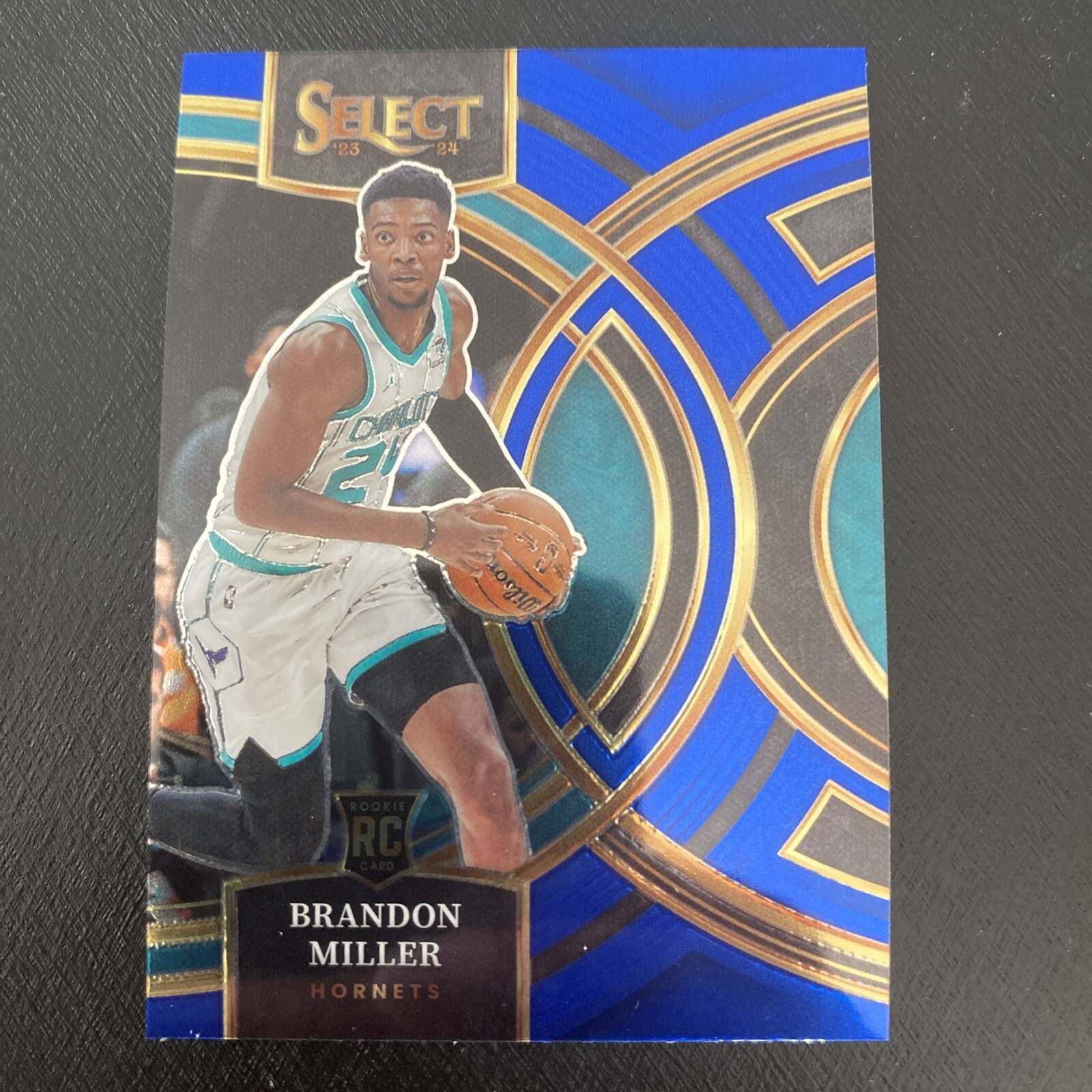2023-24 Select - Premier Rookie Blue #130 Brandon Miller (RC) Hornets