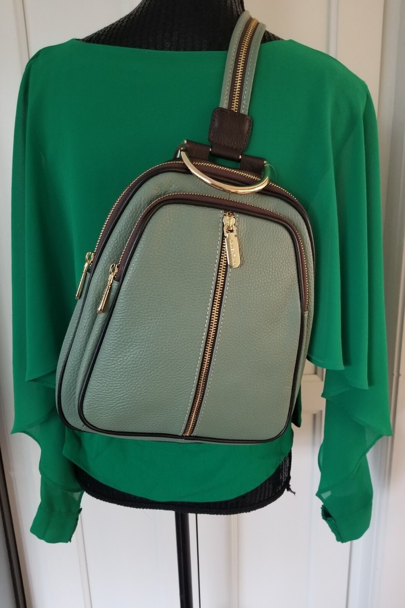 NWT ?? Valentina Italian Leather Sling Backpack/Shoulder  display picture 1