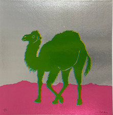 GINO MAROTTA (Campobasso 1935 - Roma 2012) OPERA SERIGRAFIA DROMEDARIO FIRMA