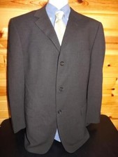 Ermenegildo Zegna Soft 44L Three Button Closure Wool Sport Coat