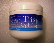 DermaZoo TrisOphtho Eye Wipes, 50 Count Tris Ophtho